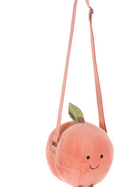 Jellycat Amuseables Peach Shoulder Bag A4PEACHB