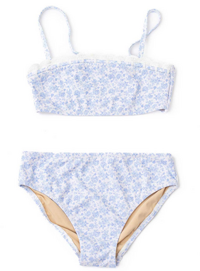 Shade Critters 2pc crochet trim - coastal garden