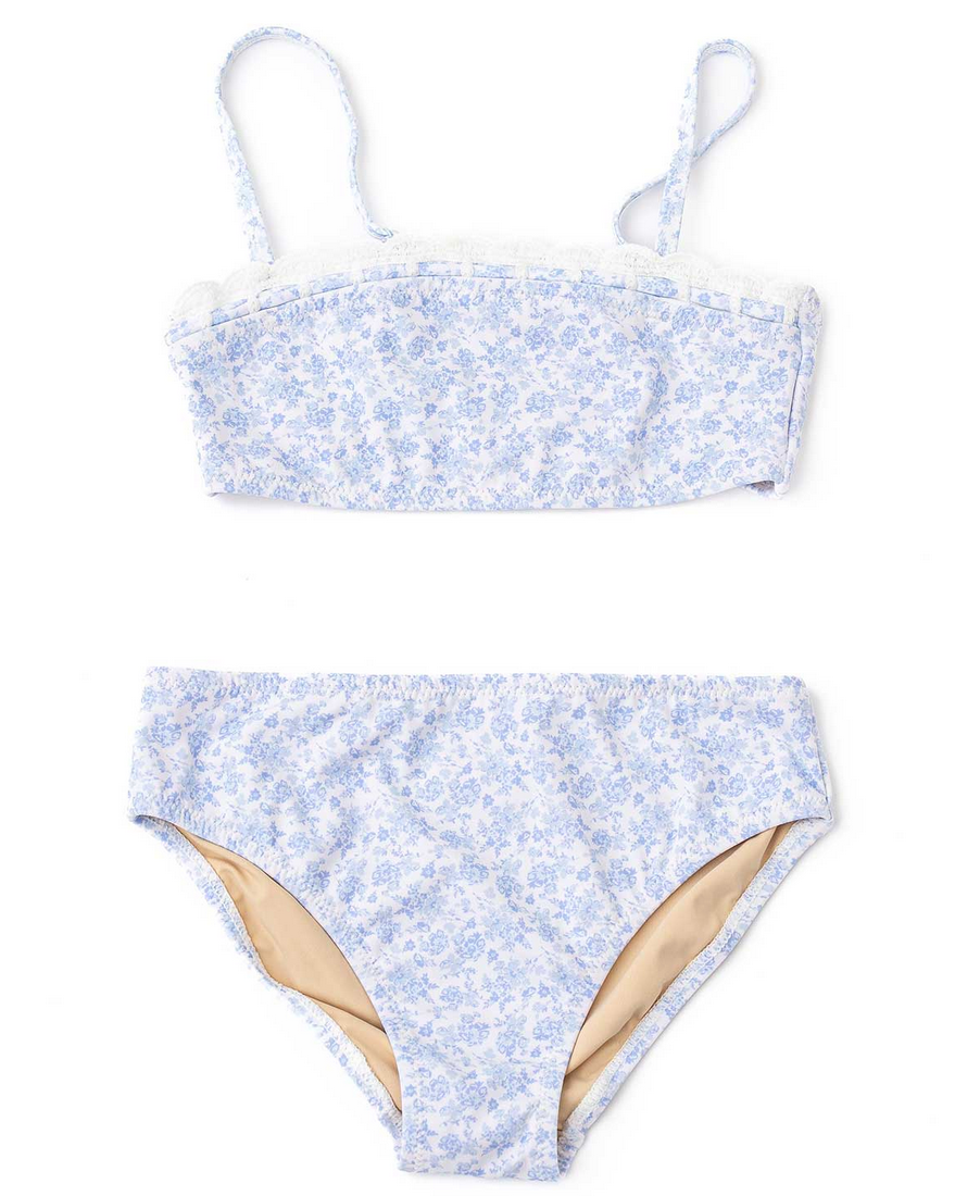 Shade Critters 2pc crochet trim - coastal garden