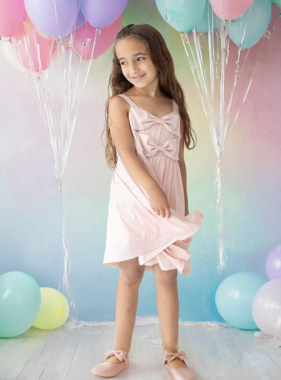 Mabel and Honey PINK FAIRY BOW DRESS