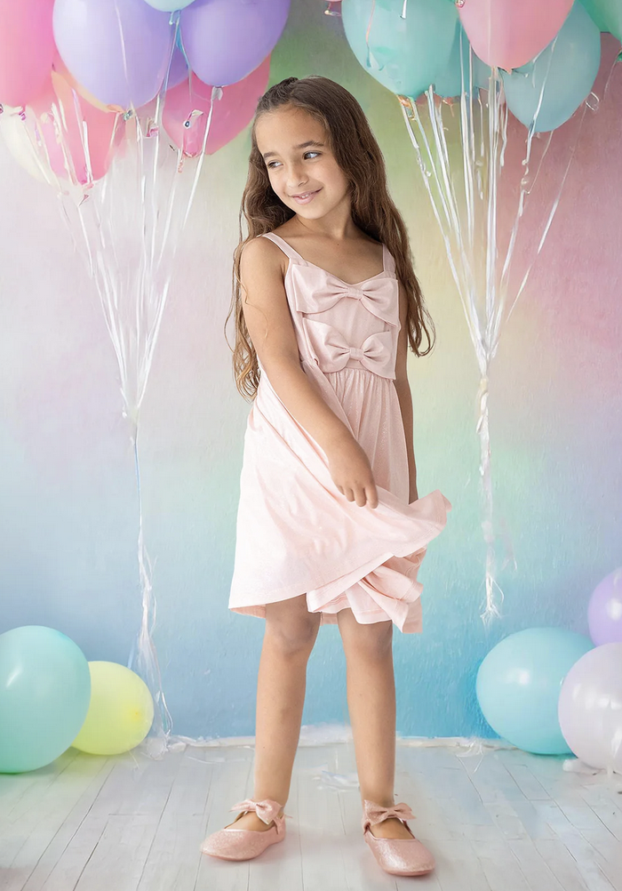 Mabel and Honey PINK FAIRY BOW DRESS