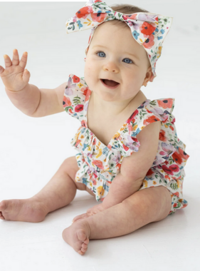 Mabel and Honey Dancing Petals Romper