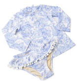 Shade Critters Rash Guard Set-Tropical Blues