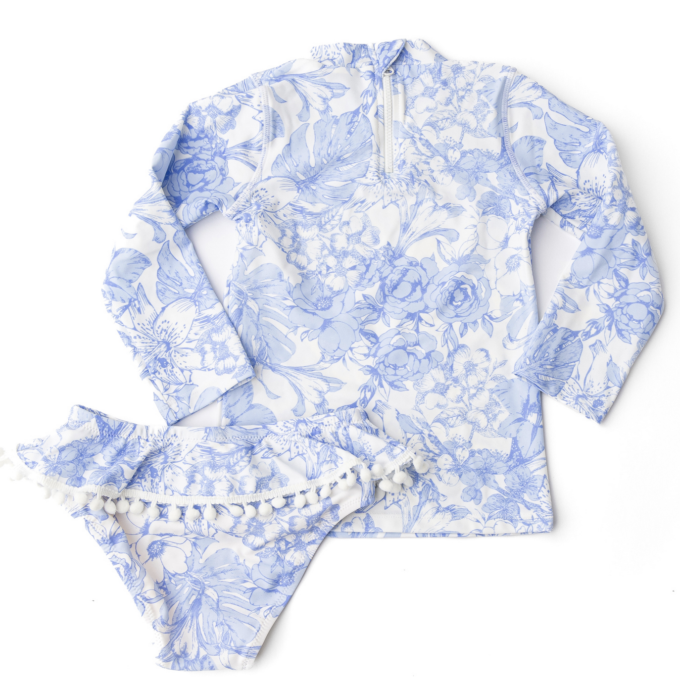 Shade Critters Rash Guard Set-Tropical Blues