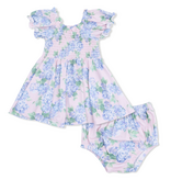Angel Dear Hydrangeas Twirly Dress/ Bloomer