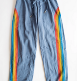 Flowers By Zoe Stripe Sweats Blue FLE91X