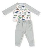 Angel Dear Washy Dinos L/S Top/Jogger