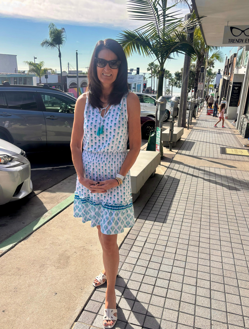 Comfort Authentic 6001 Smocked Cover-up Dress-Sunbrella