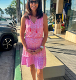 Comfort Authentic 6001 Smocked Cover-up Dress-Coral