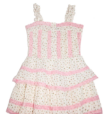 Flowers By Zoe Dress White Pink Roses WPRS69