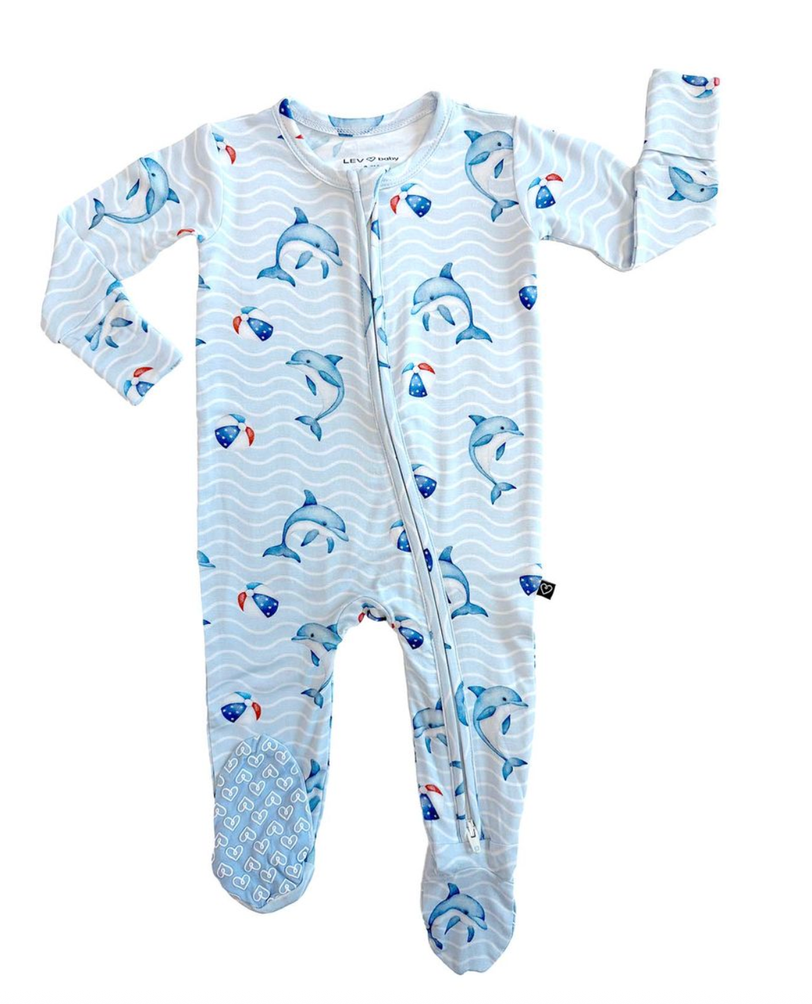 Lev Baby Flynn Zippered Footie