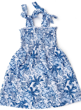 Shade Critters Dress Cotton Tie Top  Tiki Tides