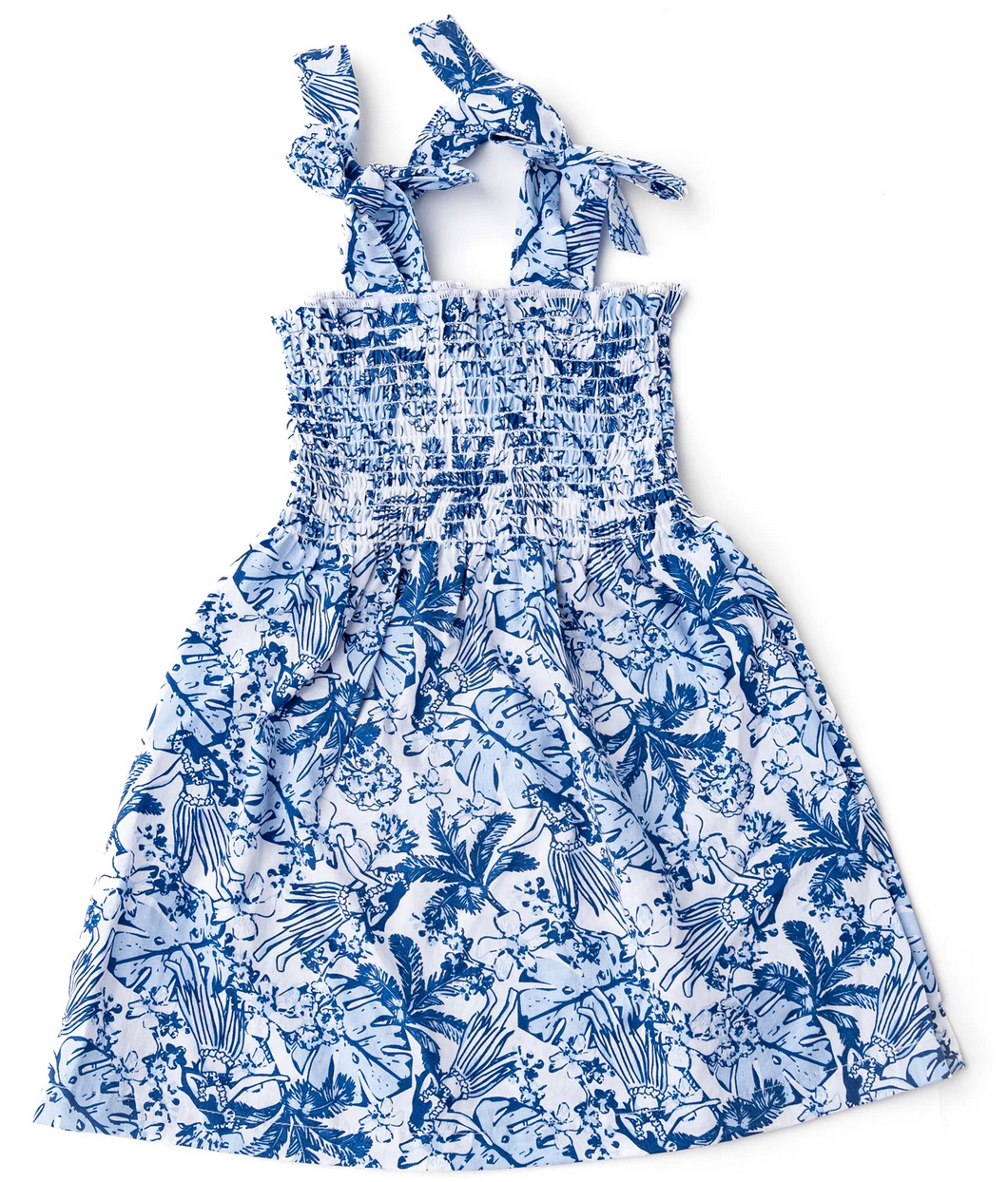 Shade Critters Dress Cotton Tie Top  Tiki Tides