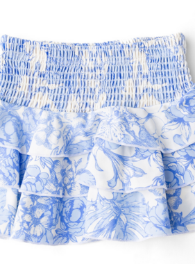 Shade Critters Skirt Smocked Tropical Blues