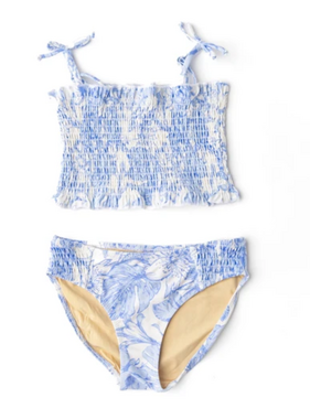Shade Critters 2pc Smocked Tropical Blues