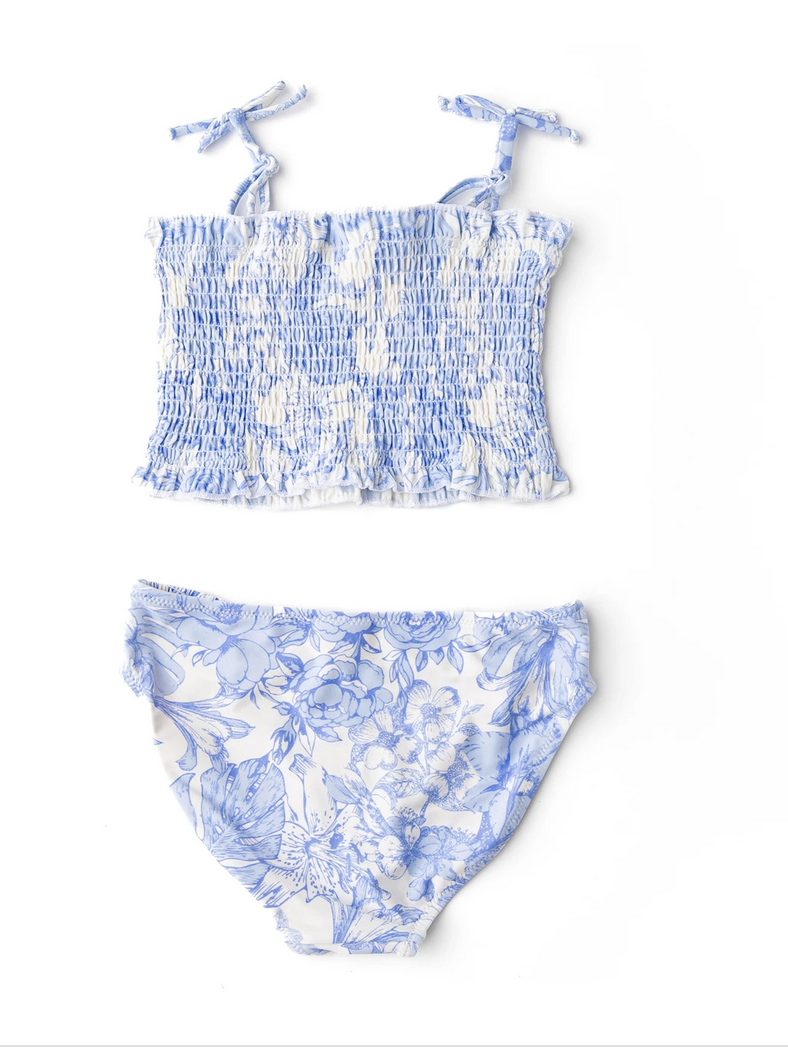 Shade Critters 2pc Smocked Tropical Blues