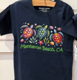 Happy Kids Turtle Trio S/S Tee-NAVY