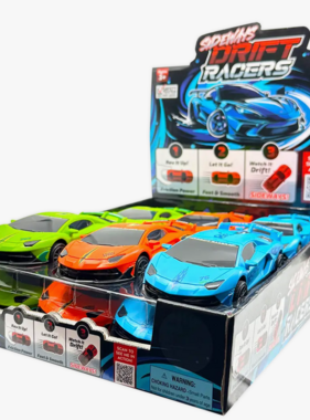 Novelty Brands Sideways Drift Racers Friction Car