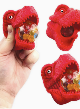 Novelty Brands Squishy Fidget Dino Poppers
