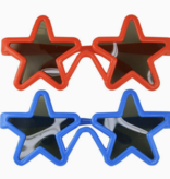 Novelty Brands America Theme Red & Blue Star Sunglasses
