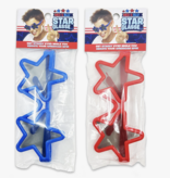 Novelty Brands America Theme Red & Blue Star Sunglasses