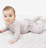 Angel Dear Elizabeth's Garden 2 Way Ruffle Back Zipper Footie