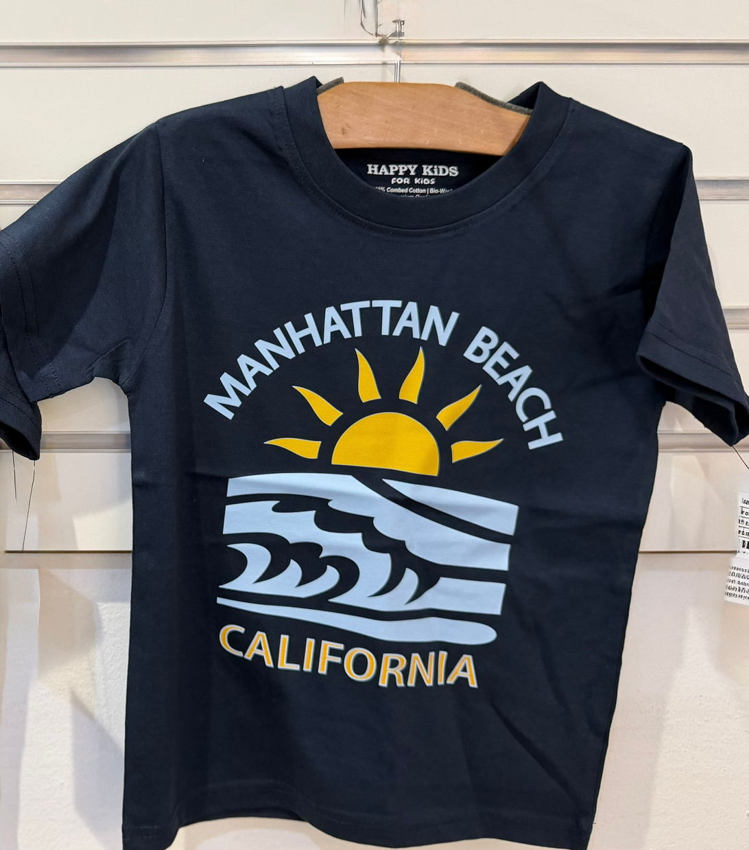 Happy Kids MB Sunset/Waves S/S Tee-NAVY
