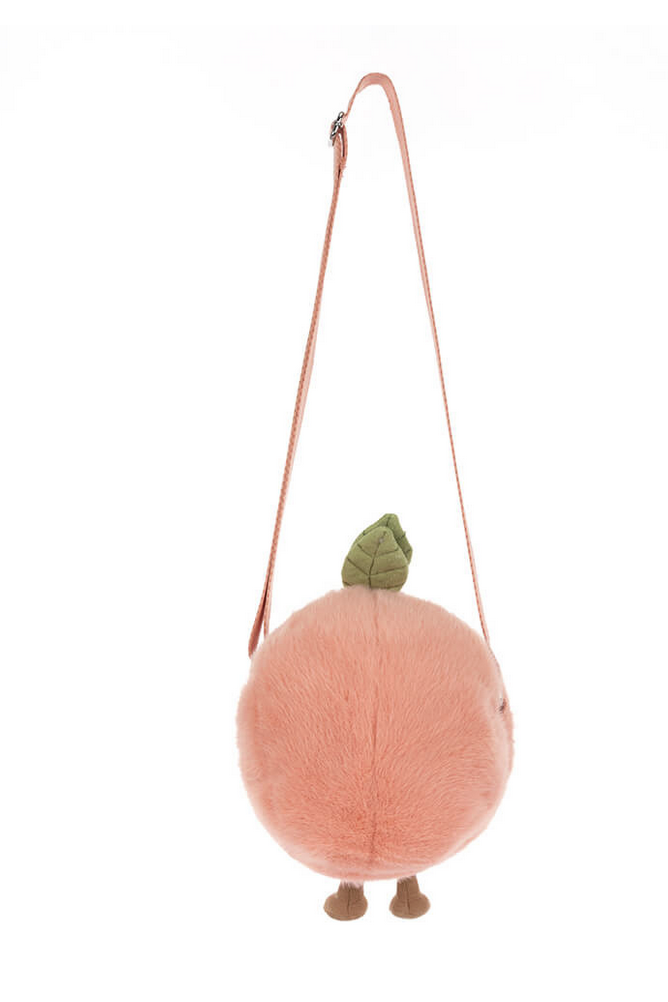 Jellycat Amuseables Peach Shoulder Bag A4PEACHB