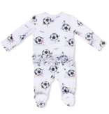 Angel Dear Soccer Balls Playing Soccer Pink 2 ZipFootie