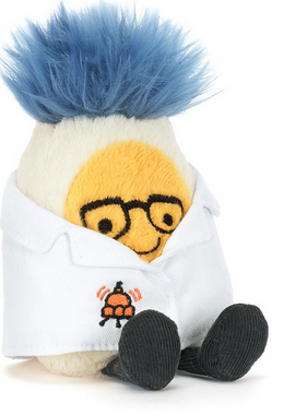 Jellycat Amuseables Boiled Egg Scientist Outfit A6BERS