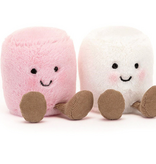 Jellycat Amuseables Pink and White Marshmallows A6MPW