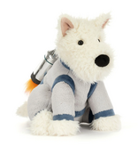 Jellycat Munro Scottie Dog Space Outfit MUN3SPD