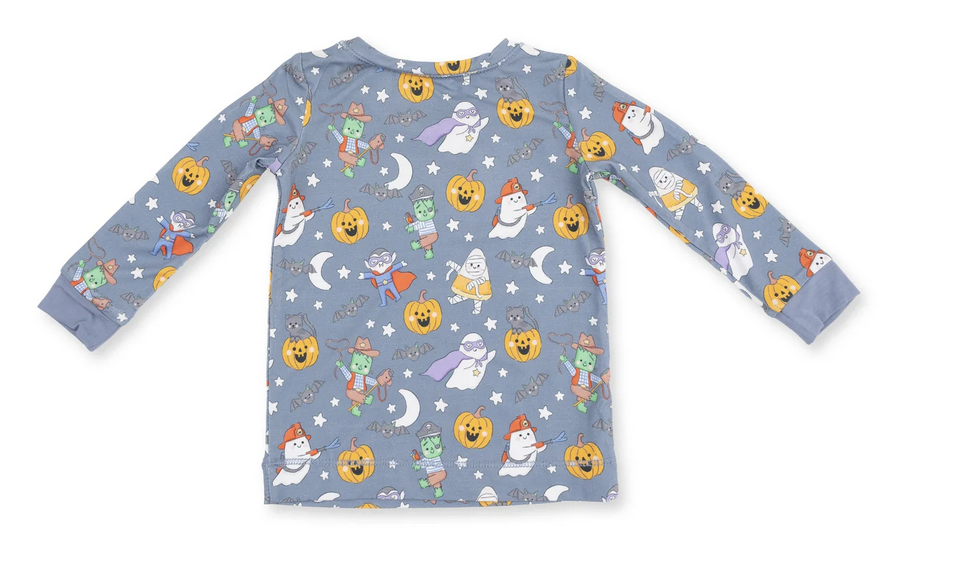 Angel Dear Halloween Monster Dress Up Blue - L/S  Loungewear Set