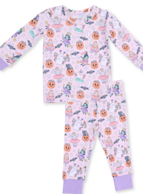 Angel Dear Halloween Monster Dress Up Pink - L/S  Loungewear Set
