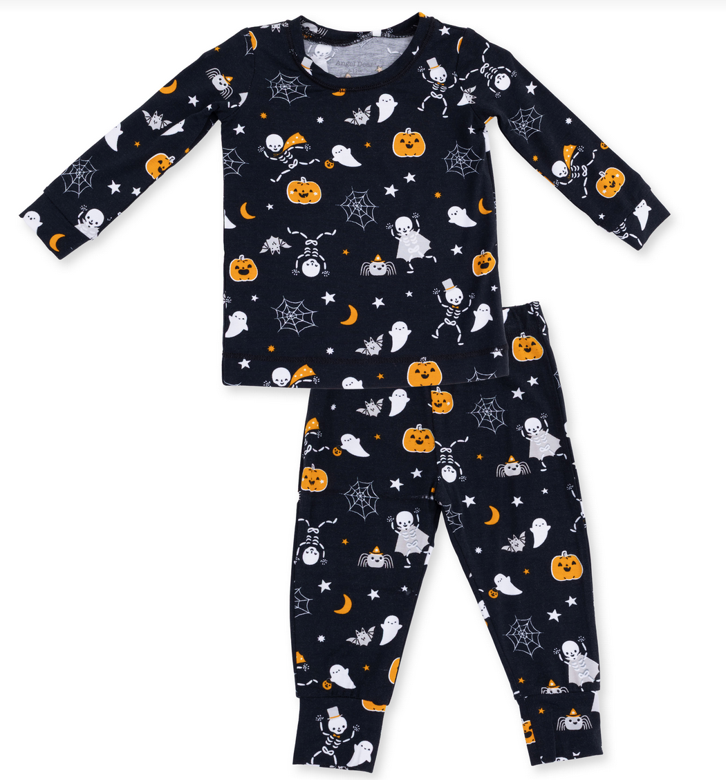 Angel Dear Halloween Skeleton Buddies - L/S Loungewear Set