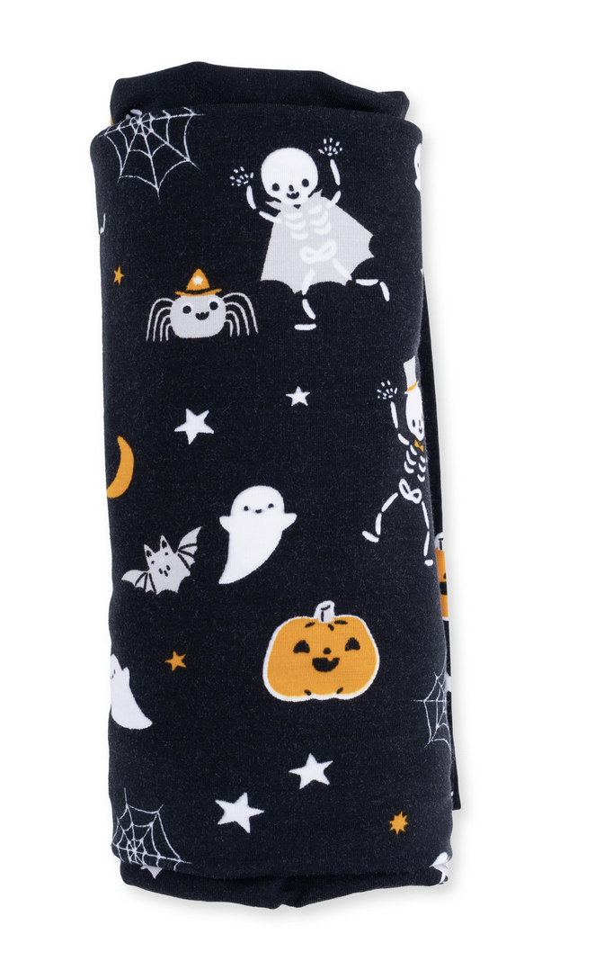 Angel Dear Halloween Skeleton Buddies - Swaddle Blanket