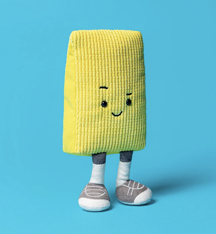 Jellycat Amuseables Sports Warni Yellow Card AS6YC