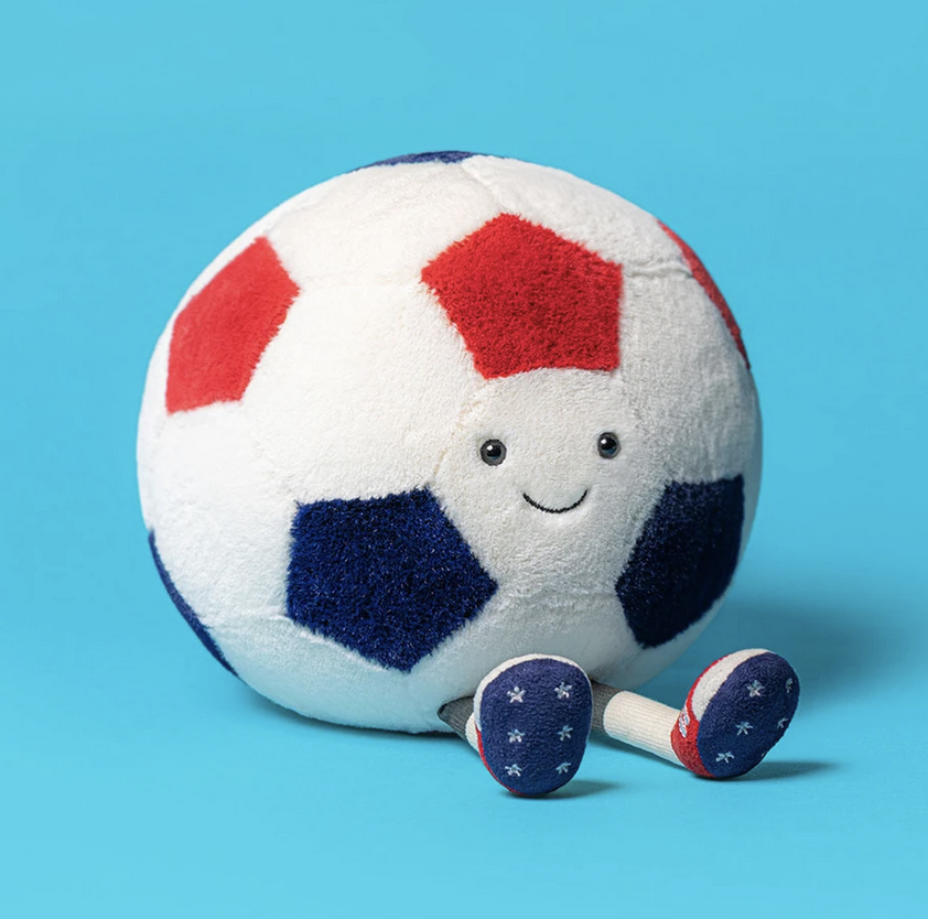 Jellycat Amuseables USA Soccer Ball  AS2FUSA