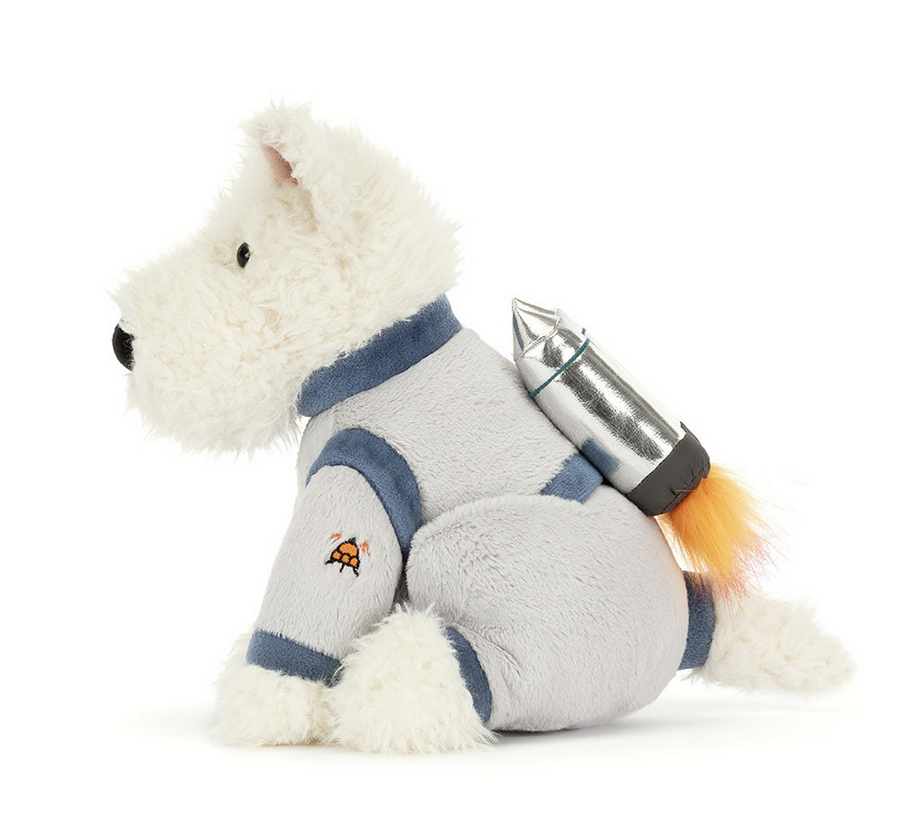 Jellycat Munro Scottie Dog Space Outfit MUN3SPD