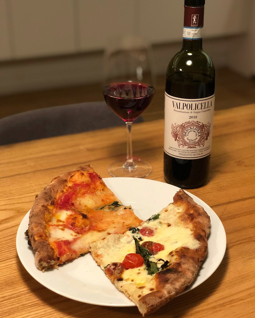 Motorino Pizza + Brigaldara Valpolicella Classico