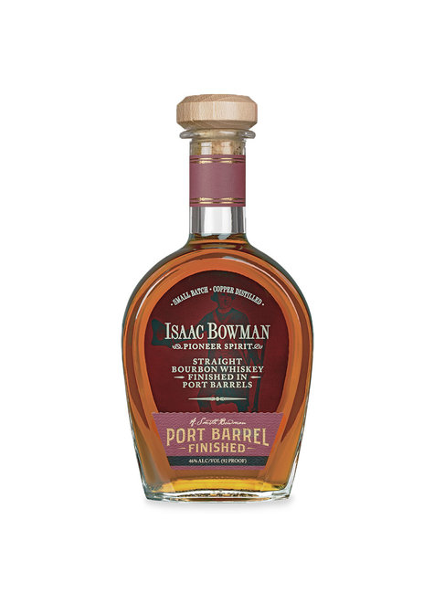 Isaac Bowman Port Barrel Finished Straight Bourbon Whiskey, Virginia