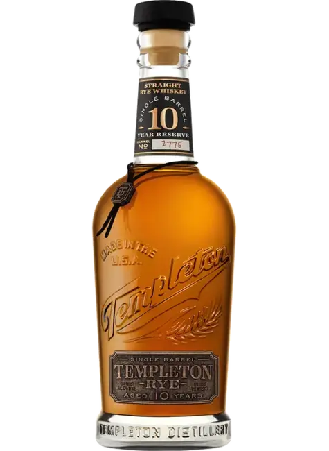 Templeton Templeton Rye 10 Year Old Reserve Single Barrel Straight Rye Whiskey, Iowa