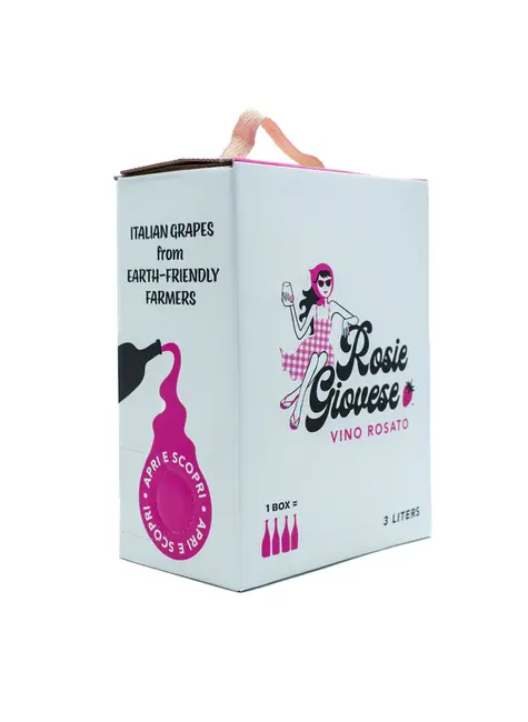 Rosie Giovese Vino Rosato Bag in Box 3L, Italy