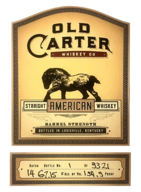 Old Carter Old Carter Small Batch Straight American Whiskey Batch #14, Kentucky