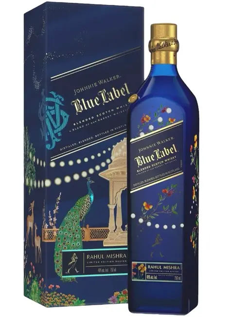 Johnnie Walker Johnnie Walker x Rahul Mishra Blue Label Diwali Limited Edition Blended Scotch Whisky, Scotland