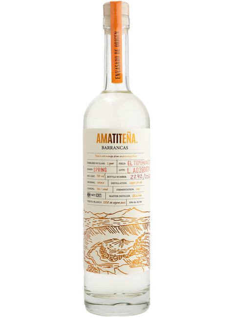 Amatiteña Barrancas Tequila 100% De Agave Azul, Mexico