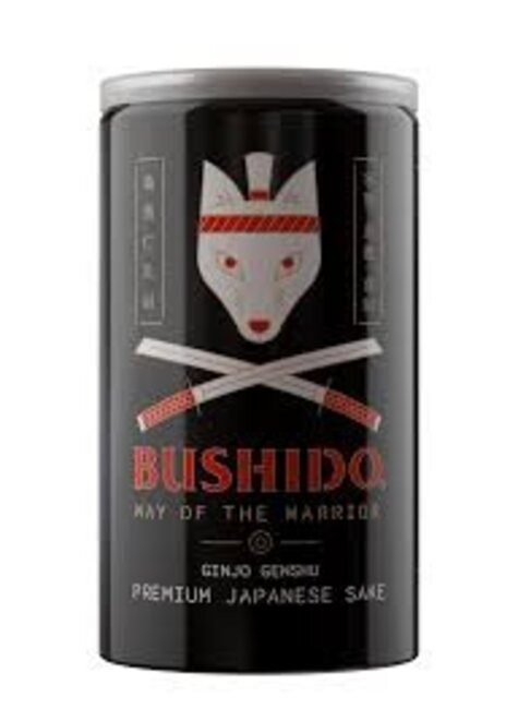Bushido Way of the Warrior NV Ginjo Genshu Sake Can, 180ml