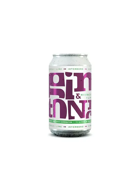 Interboro Hibiscus Lime Gin & Tonic RTD