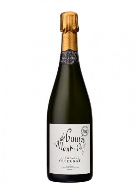 Guiborat Guiborat 2018 Blanc de Blancs De Caures a Mont Aigu Grand Cru Extra Brut Champagne, France