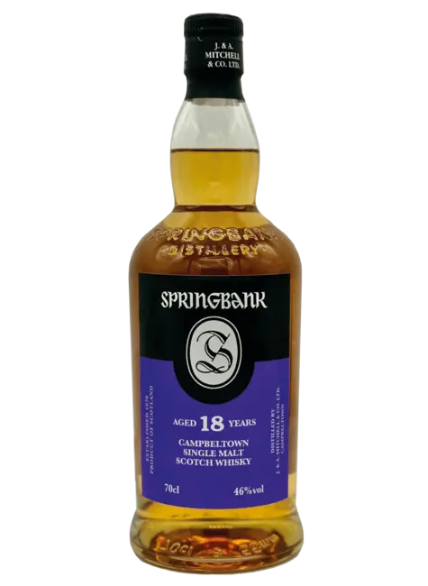 Springbank Springbank 18 Year Single Malt Scotch Whisky, Scotland